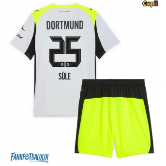 Borussia Dortmund Niklas Sule #25 Echipament de Fotbal Replică 2025-26 Copii Deplasare (+ Șorturi)